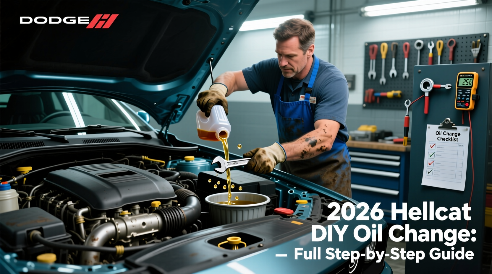 hellcat diy oil change 2026