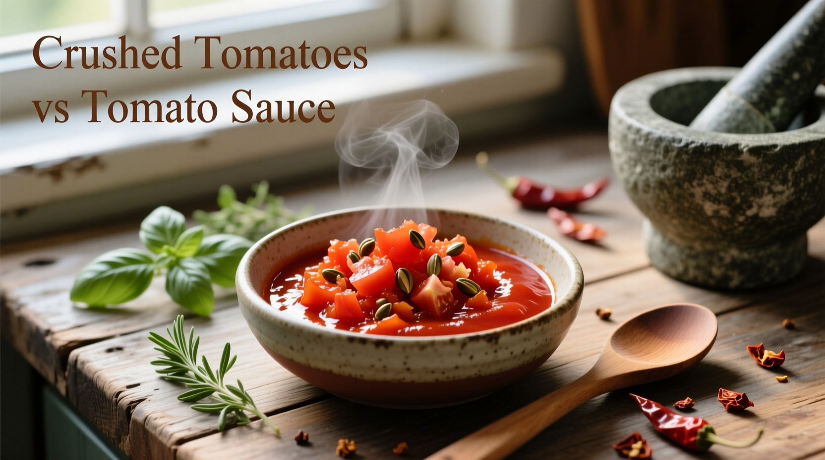 Crushed Tomatoes vs Tomato Sauce: When to Use Each