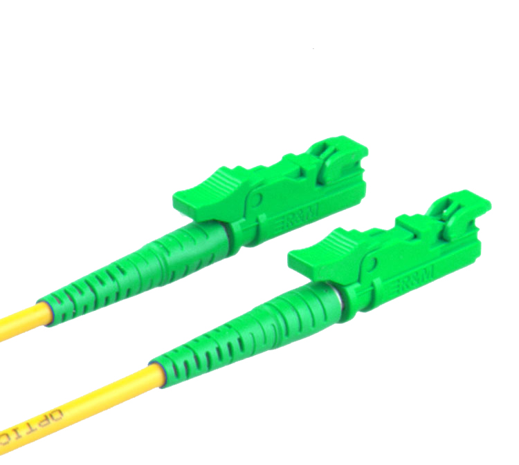 High performance E2000   APC Simplex Single Mode Fiber Optic Patch Cord 2.0 3.0