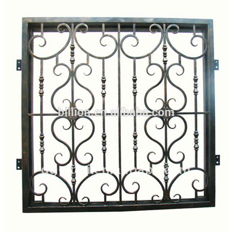 2012 Cast Iron Safety Window for Wrought Iron Grille Design