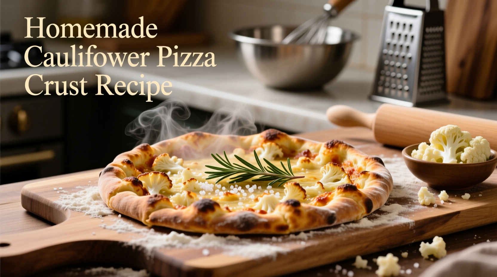Crispy Cauliflower Pizza Crust Recipe: No Sogginess Guaranteed