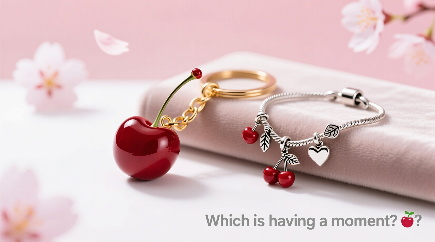 cherry keychain vs charm bracelet which accessory is having a moment and why