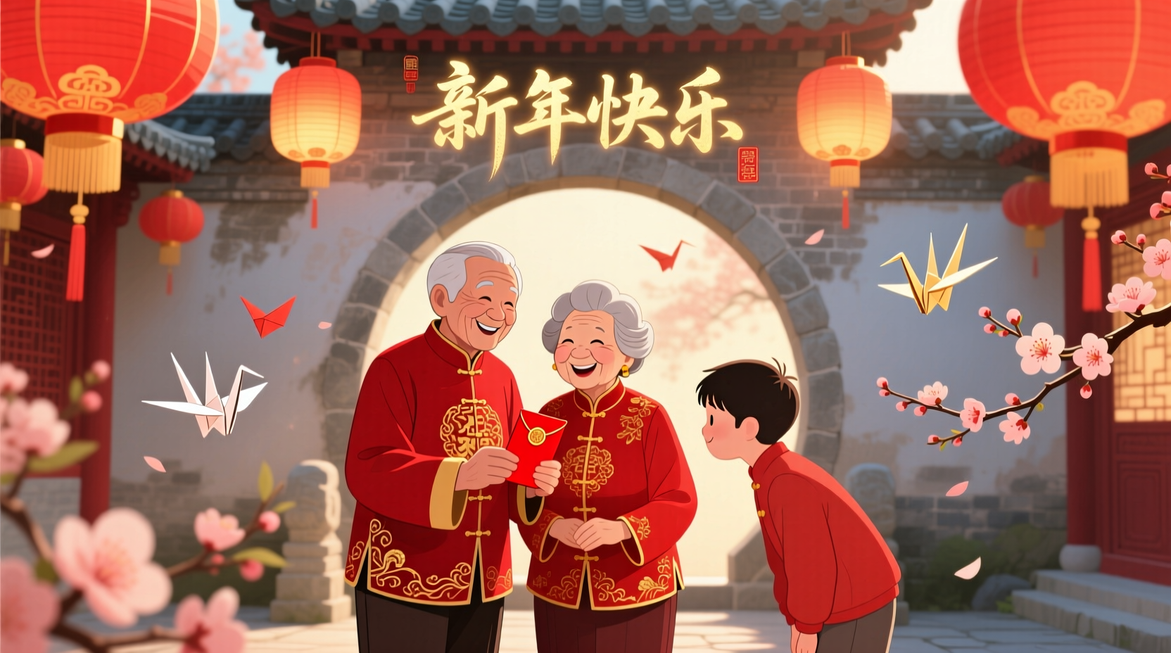 how to respond back to happy new year