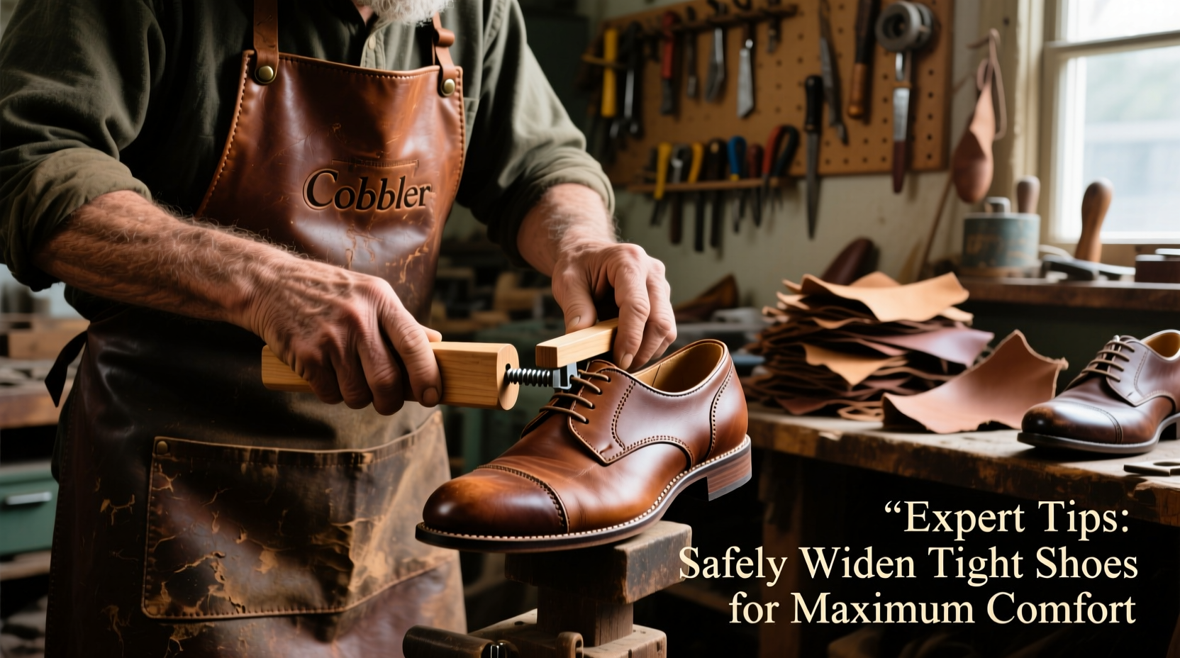 expert tips from a cobbler how to safely widen tight shoes for maximum comfort