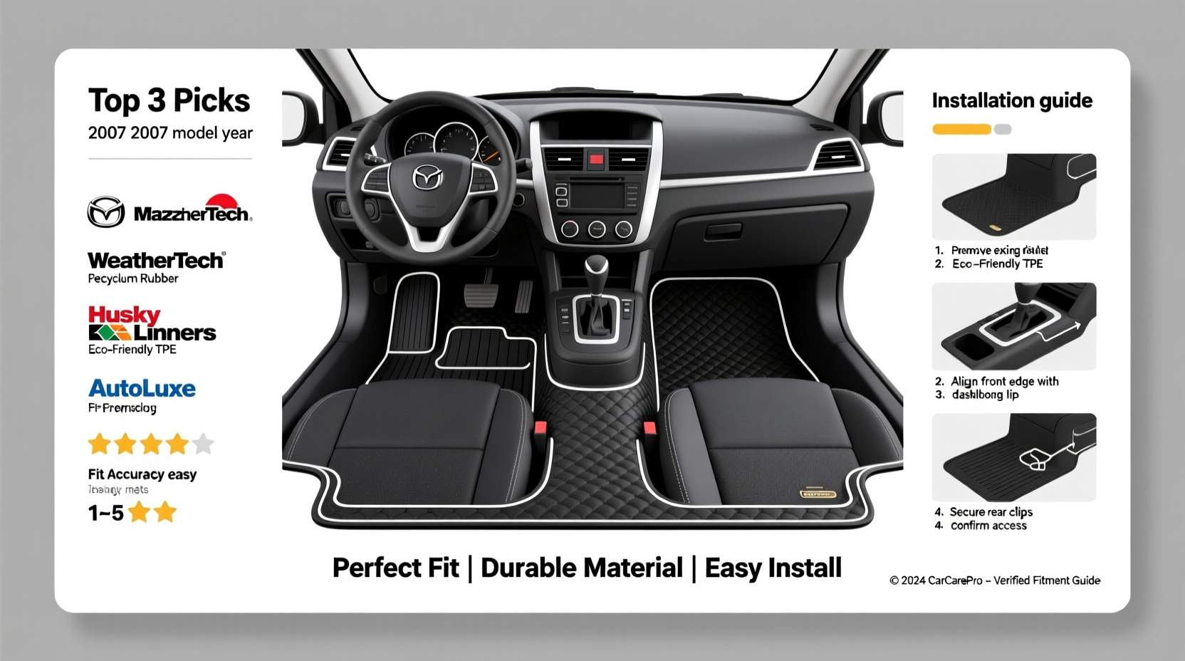 winter mats mazda5 2007