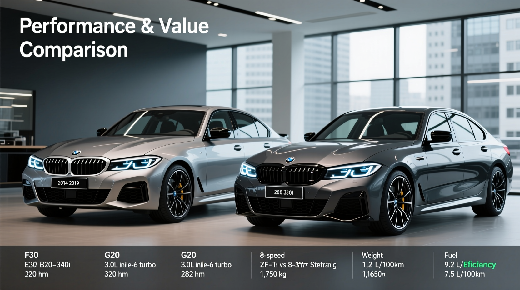 F30 340i vs G20 330i: Key Differences, Performance & Value