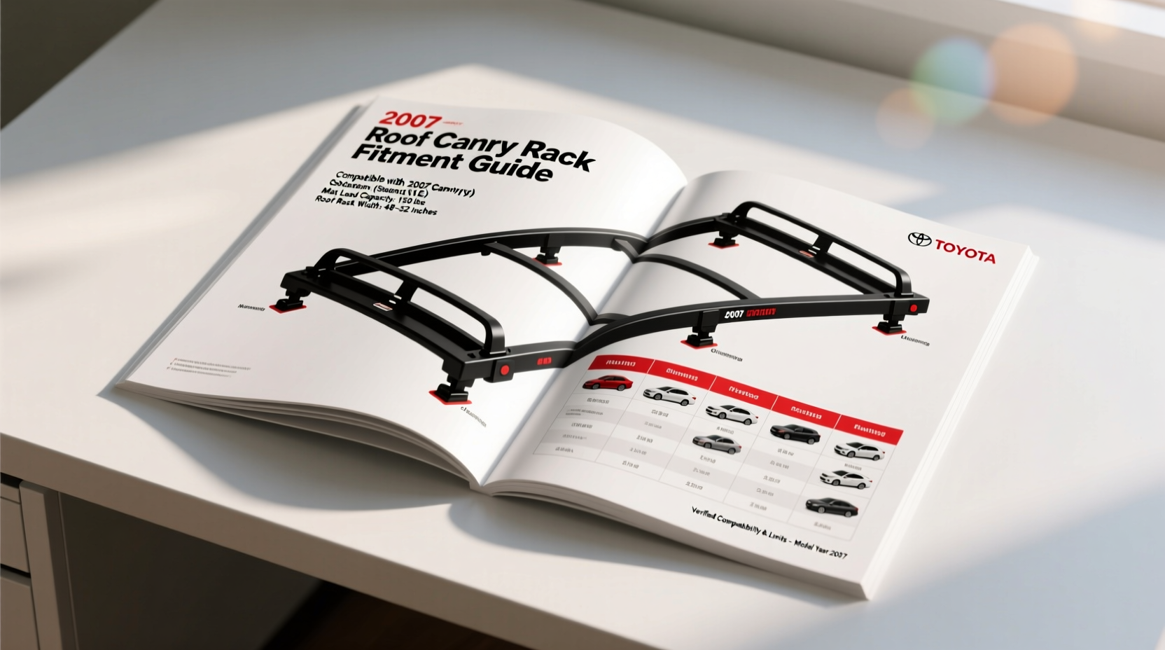 camry 2007 roof rack fitment guide