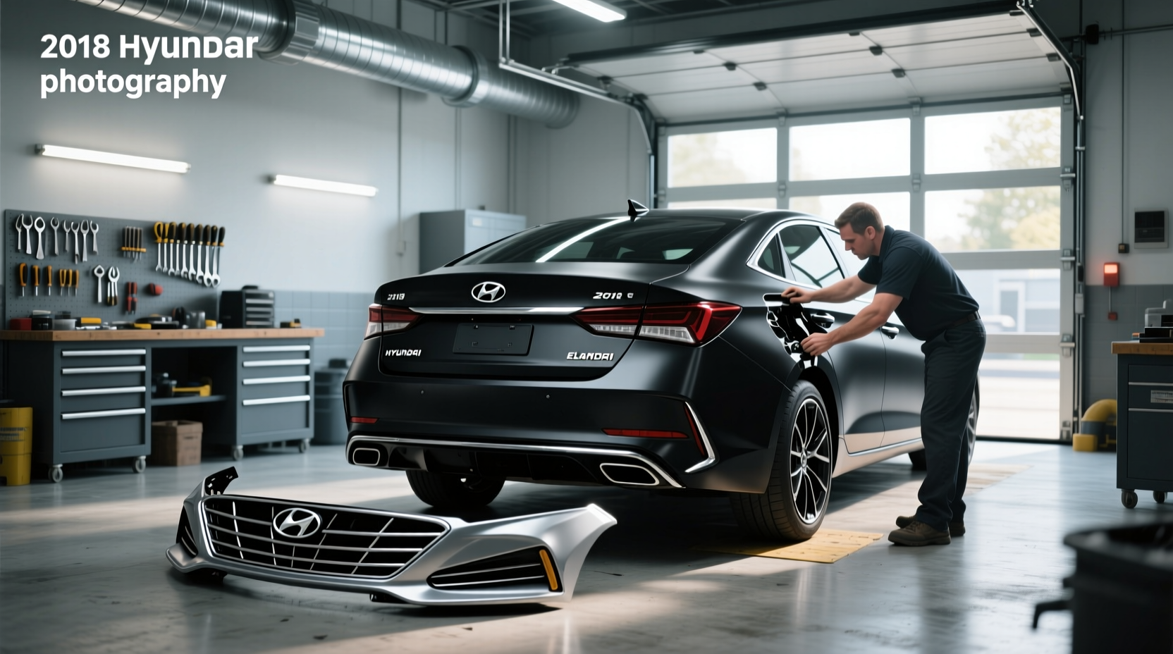 2018 elantra rear bumper replacement guide
