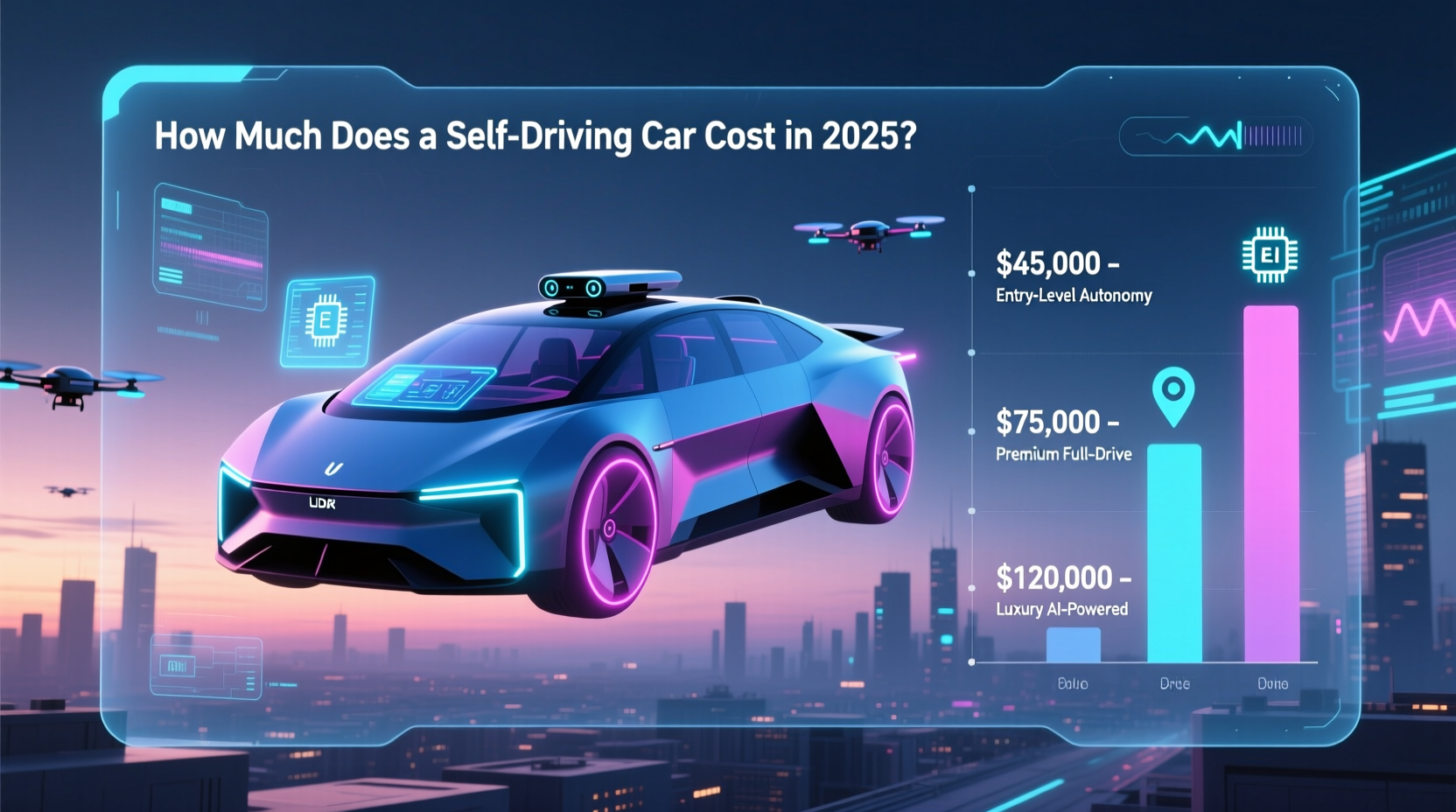 how much would a self driving car cost