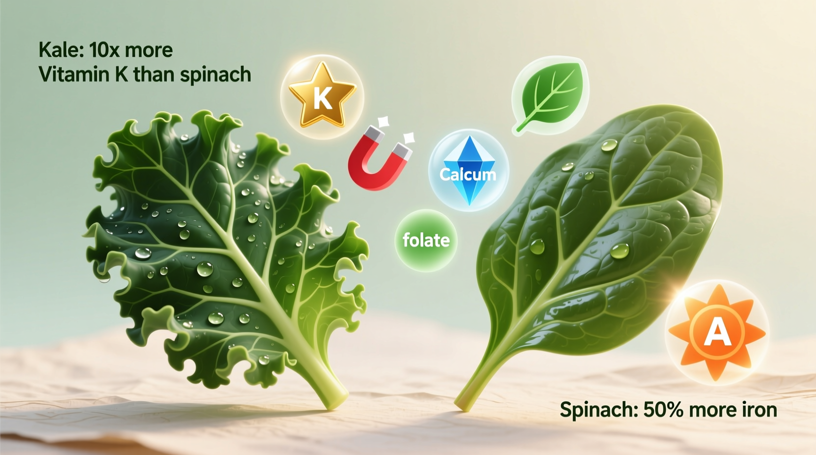 Kale vs Spinach: Top Health Benefits Compared