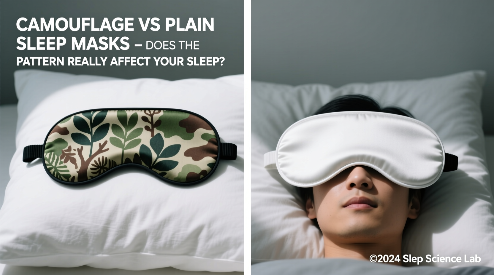 camouflage vs plain sleep masks does the pattern really affect your sleep