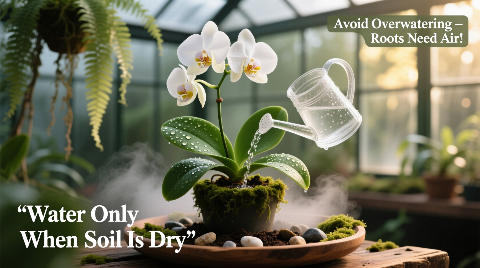 how do you water a orchid