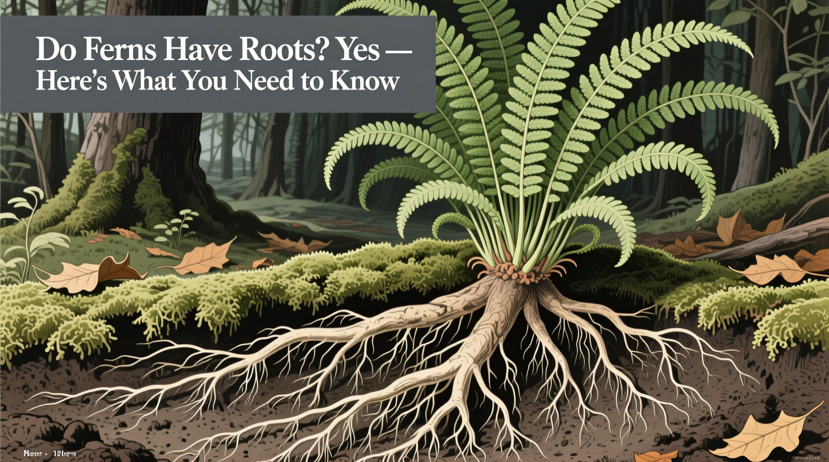 do ferns have roots