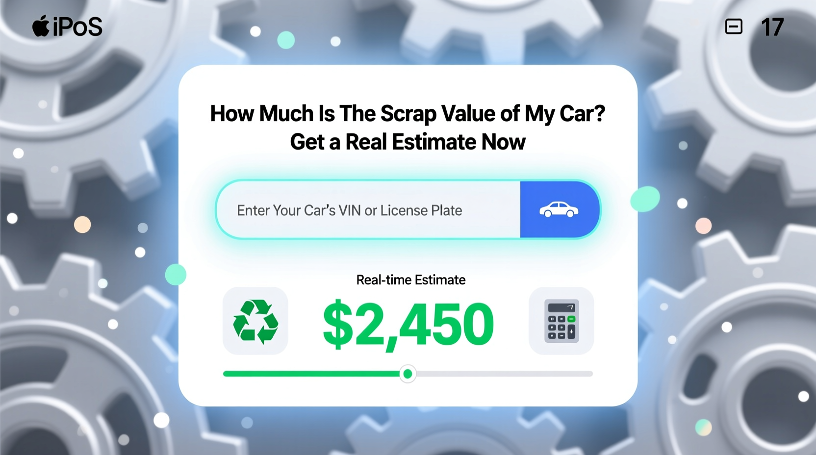 how much is the scrap value of my car