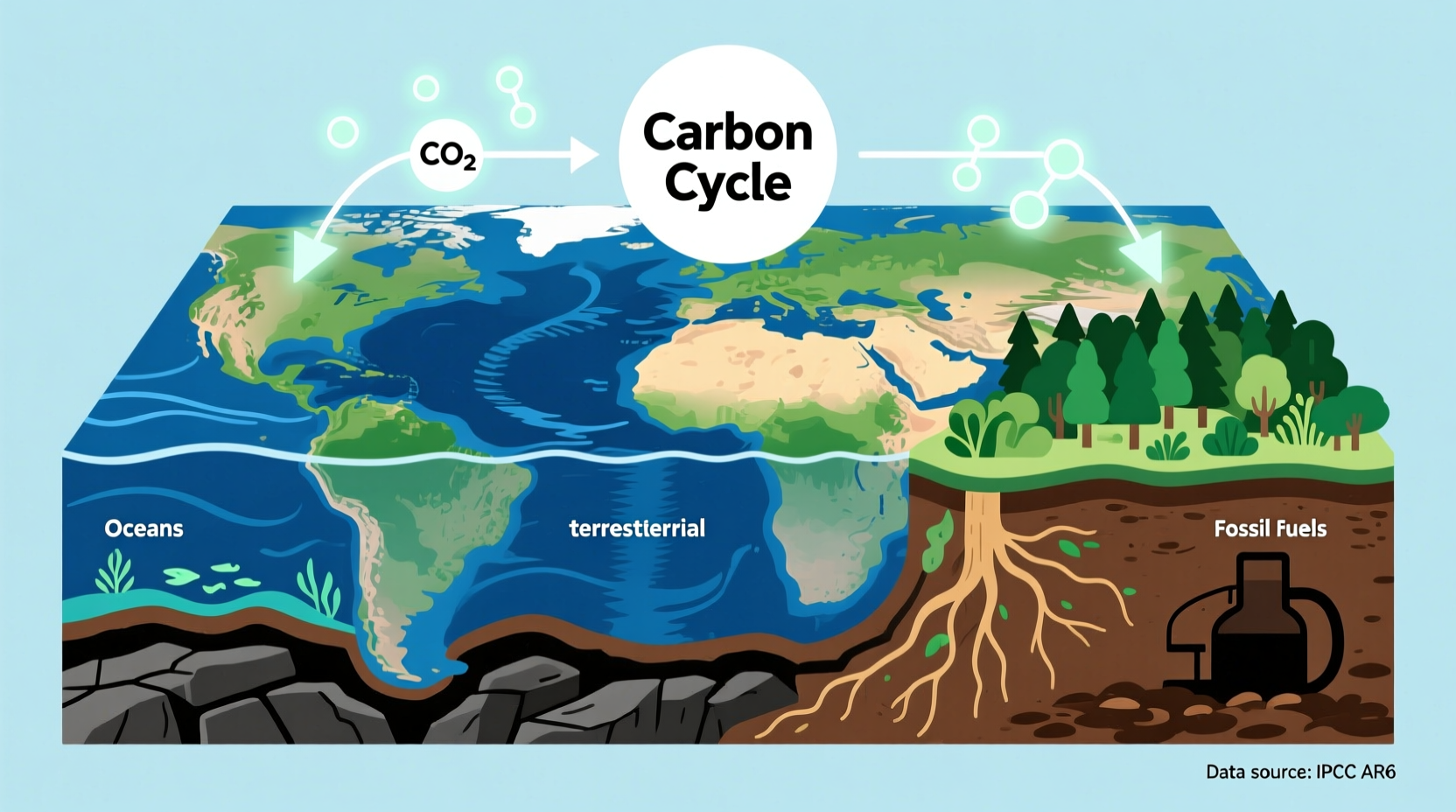 why carbon reservoirs matter in the carbon cycle importance