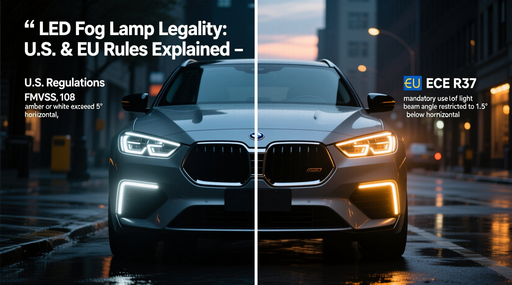 led fog lamp legality