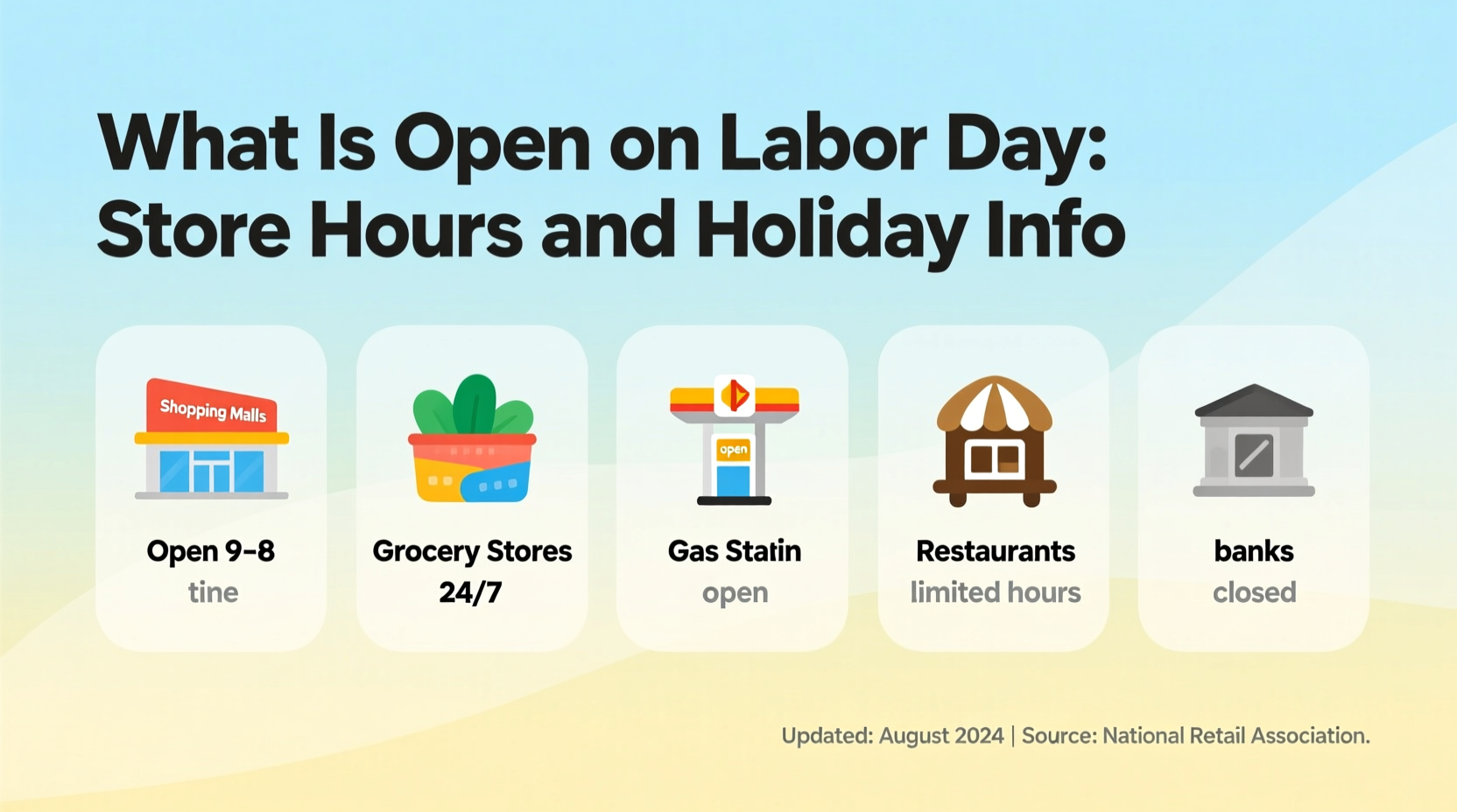 what is opened on labor day