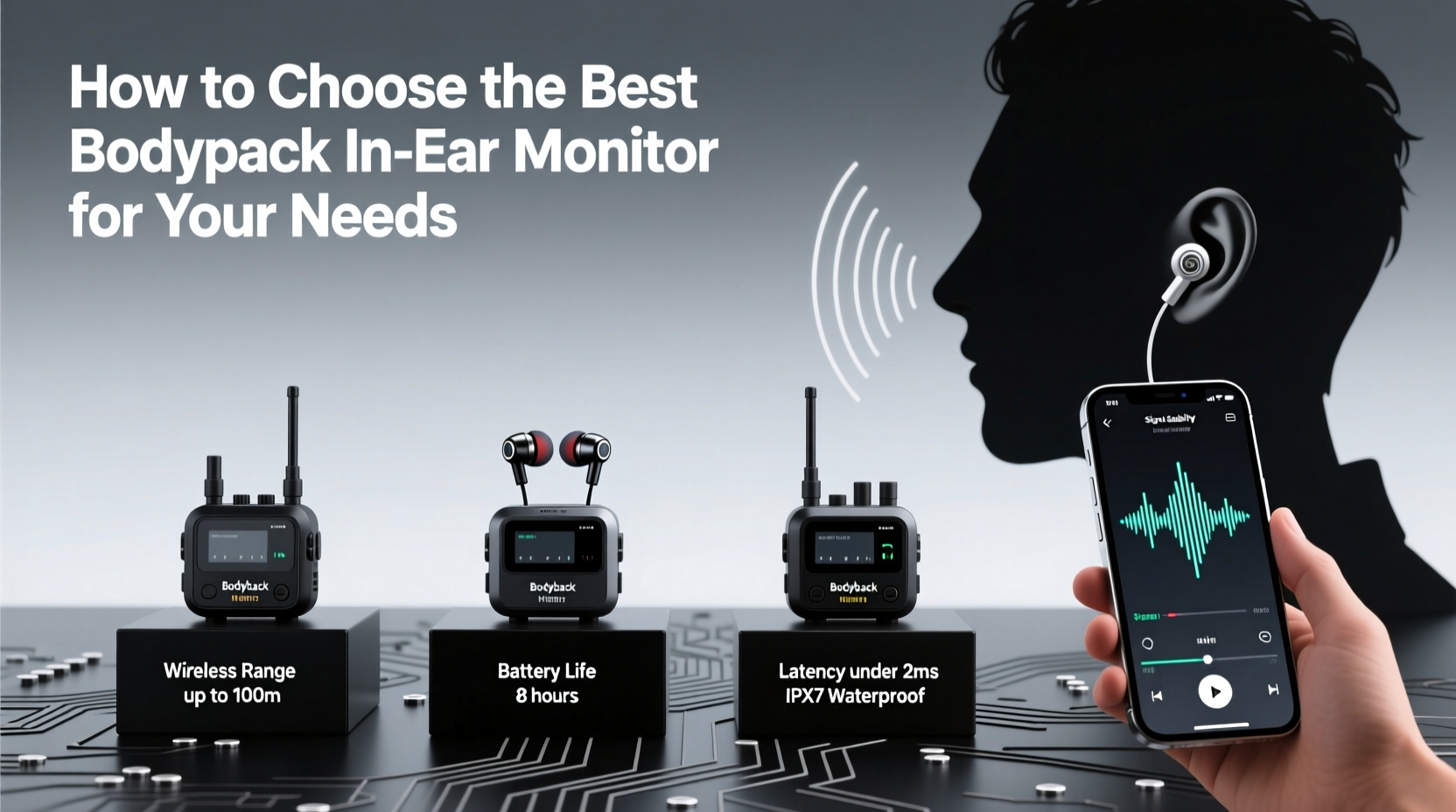 bodypack in ear monitor