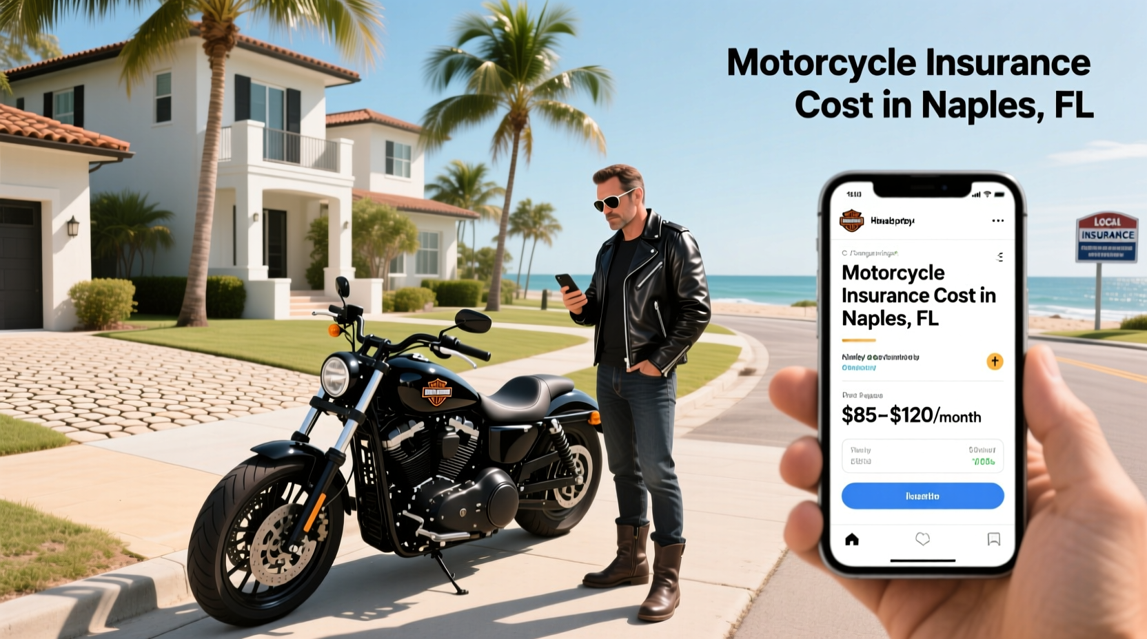 Picture of How Much Does Motorcycle Insurance Cost in Naples, FL? A Practical Guide