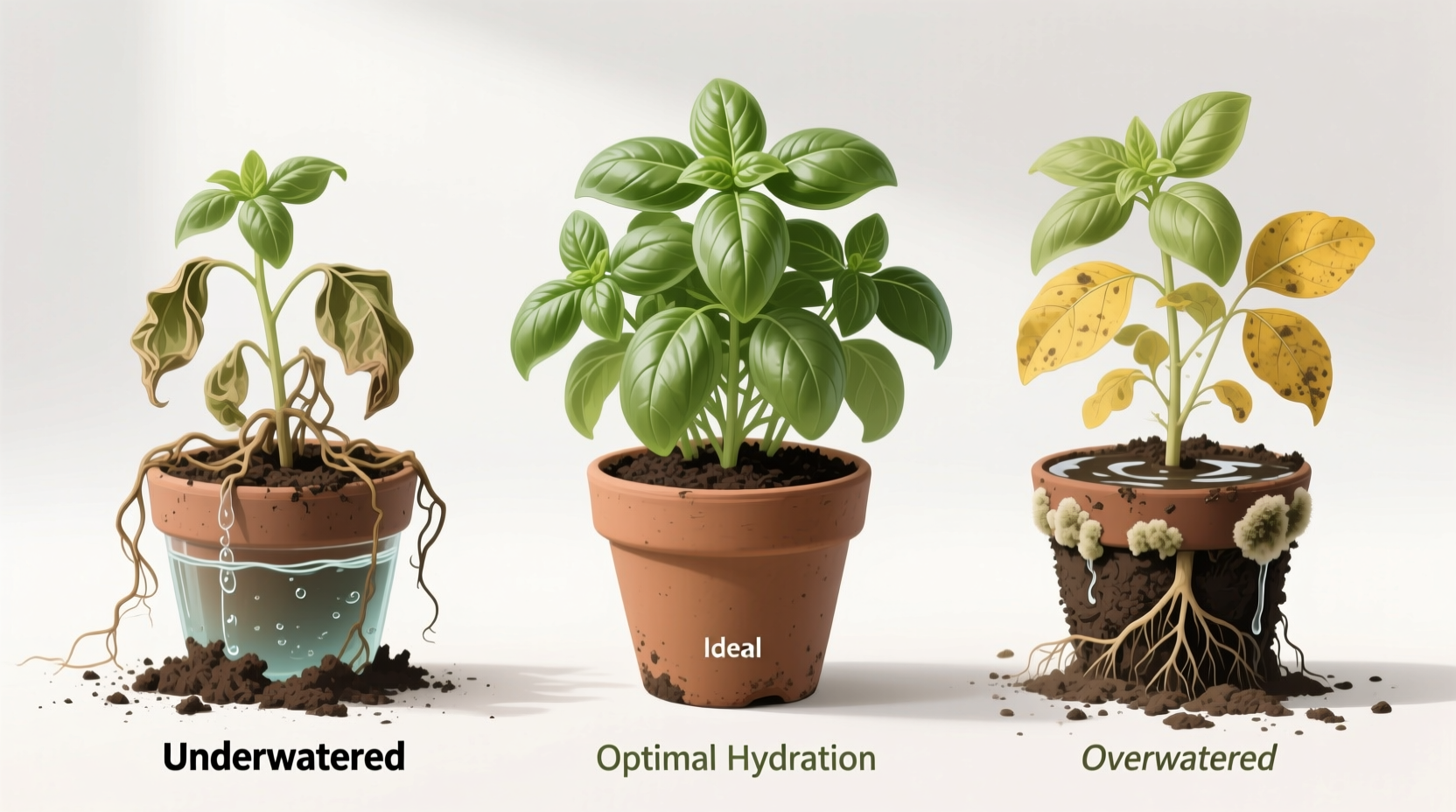 how often to water basil indoors