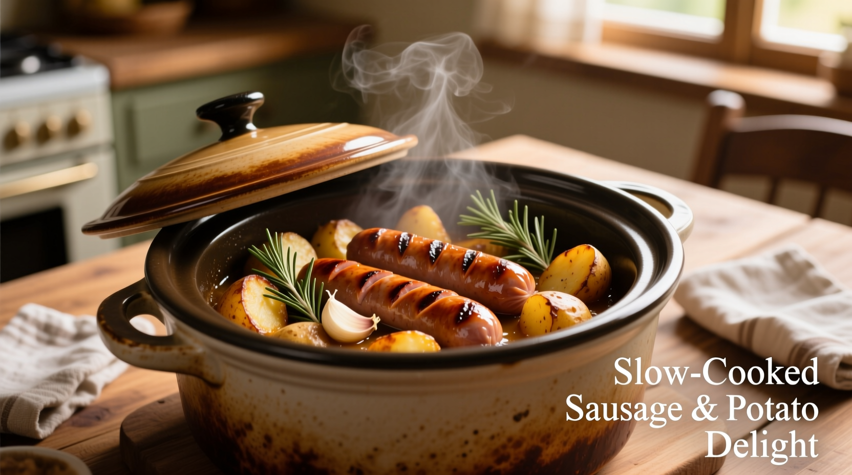 sausage potato crock pot