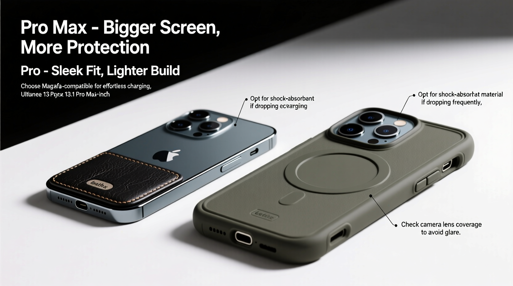 how to pick the perfect case for your iphone 13 pro or pro max key differences and expert tips