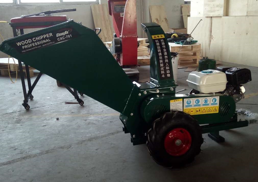 Gasoline 15 hp wood chipper price garden drum wood chipper