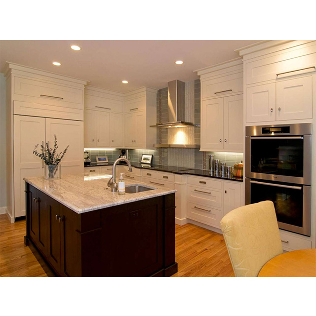 Foshan Factory Custom Design Shaker 2 Pac MDF Kitchen Unit export to Australia