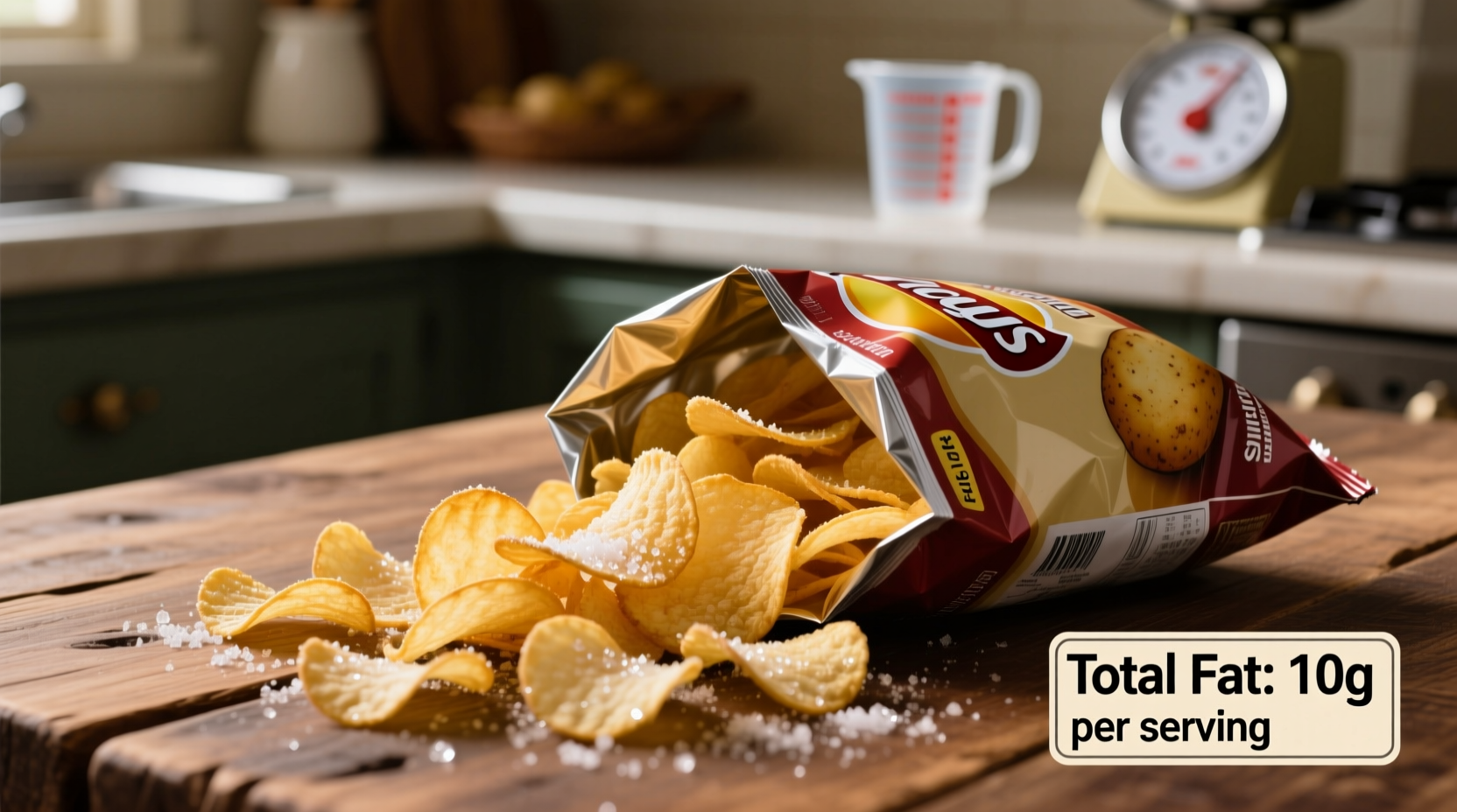 are potato chips fattening