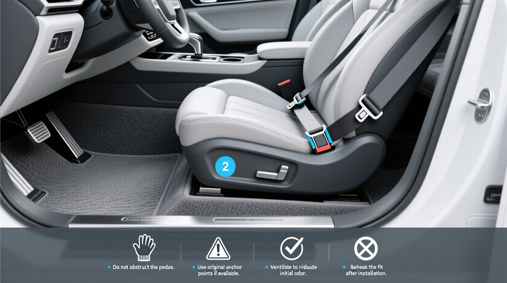 how to install a car seat properly