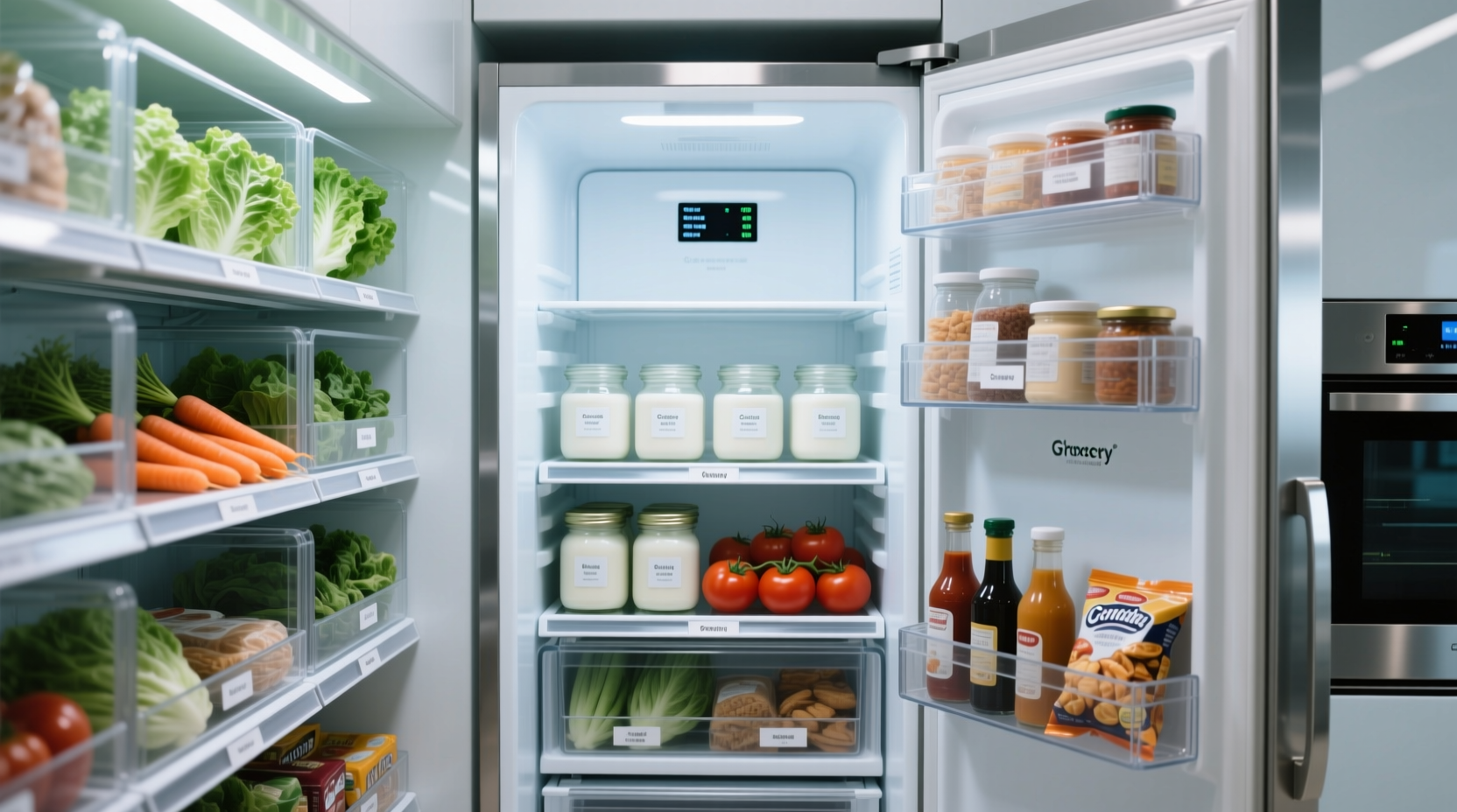 organize your fridge like a grocery store for always fr