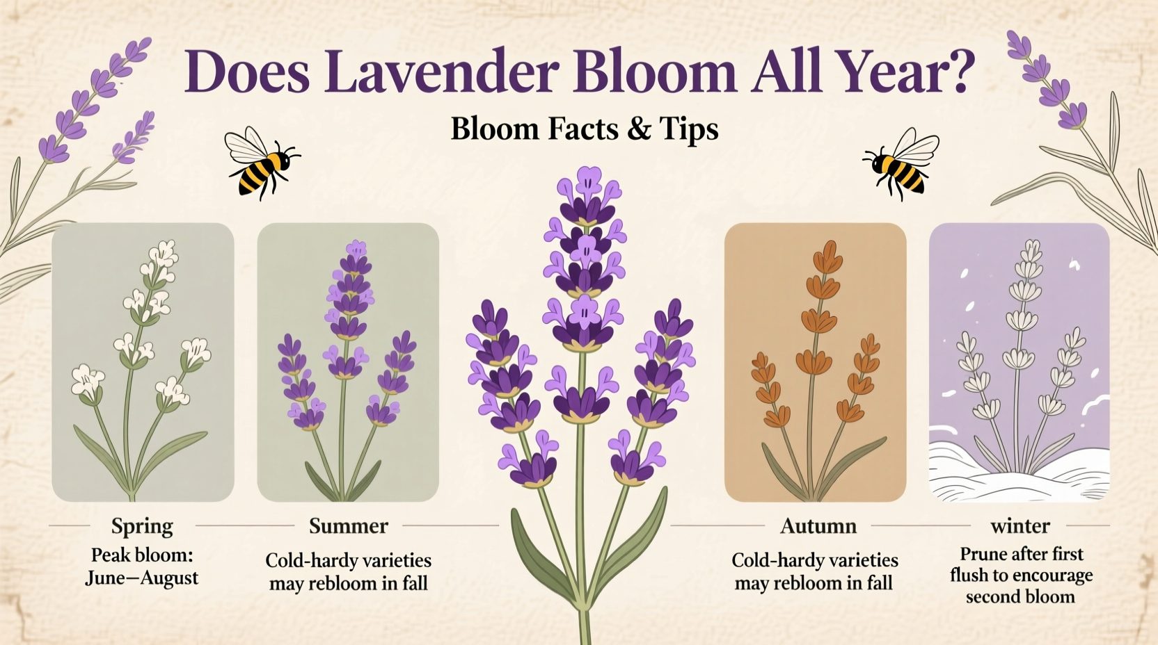does lavender bloom all year