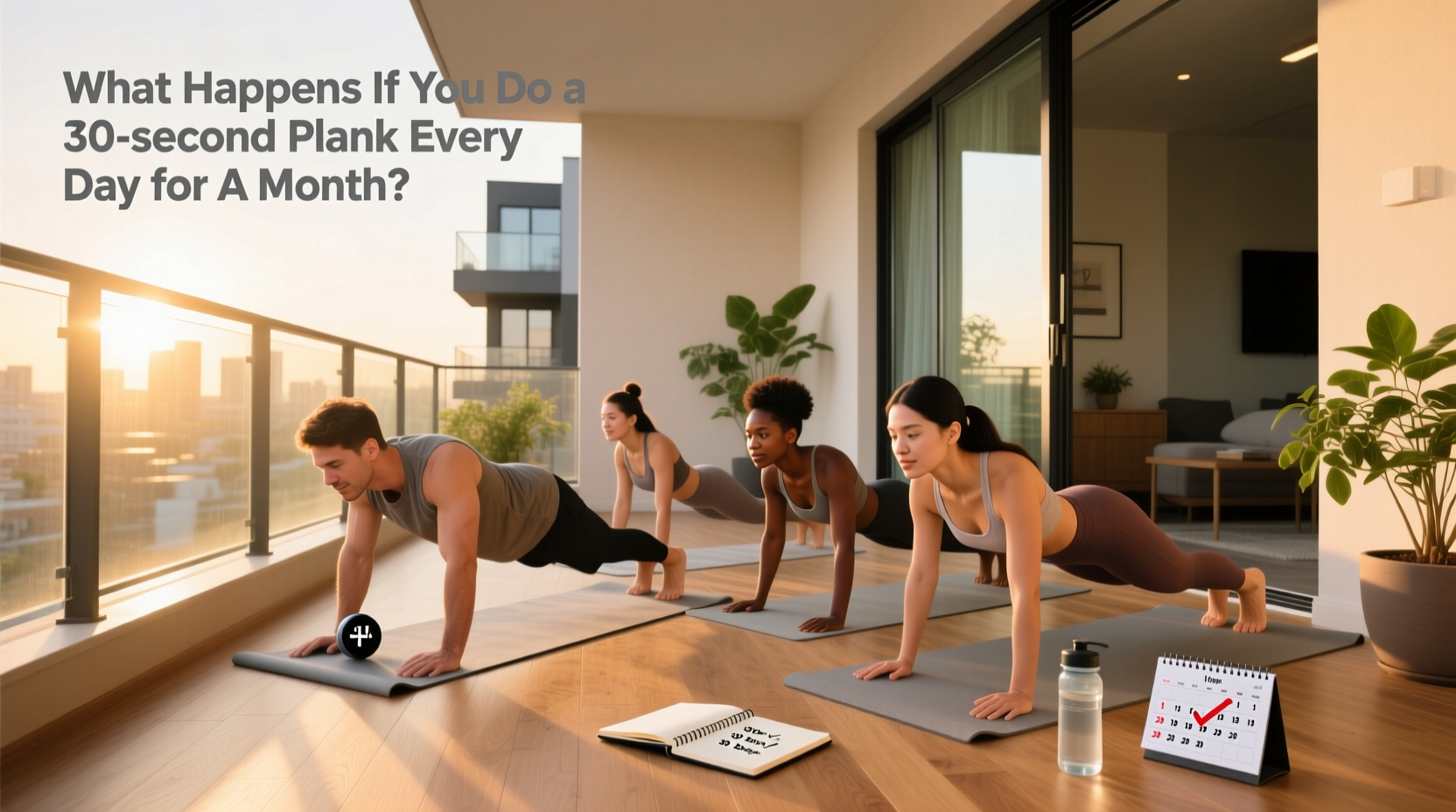 30 second daily plank results after 30 days