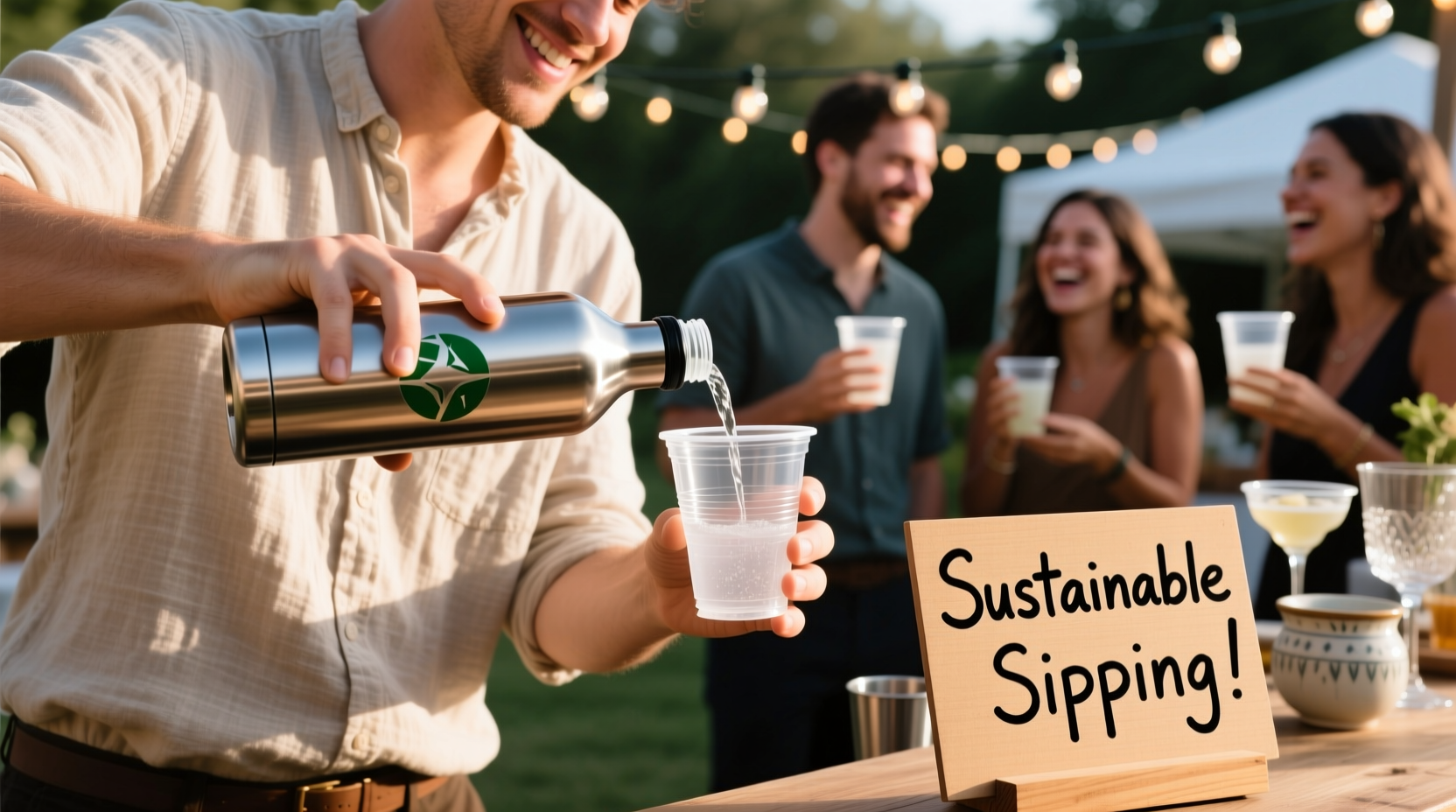 is it tacky to serve tequila from a plastic cup whats the deal with reusable bottles