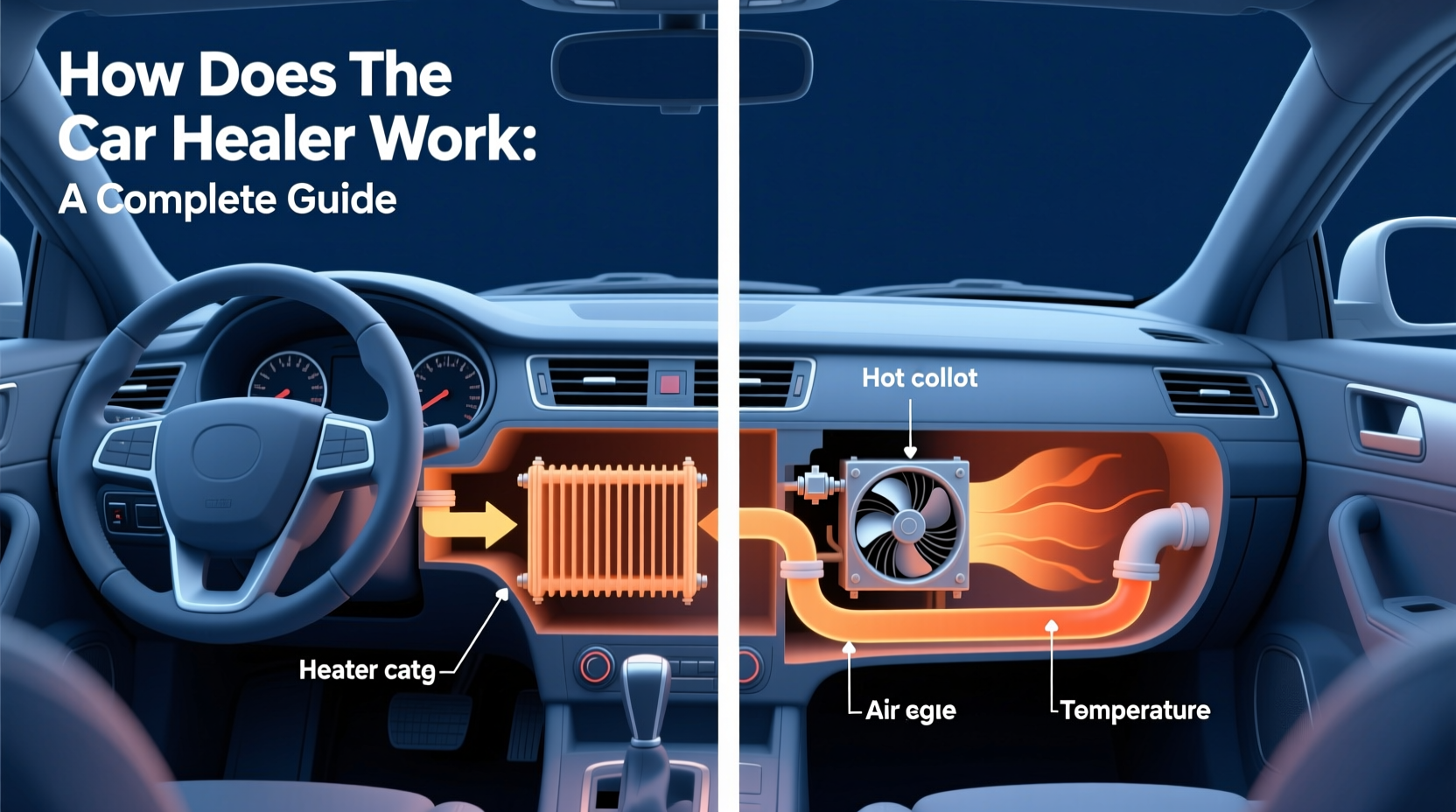 how does the car heater work