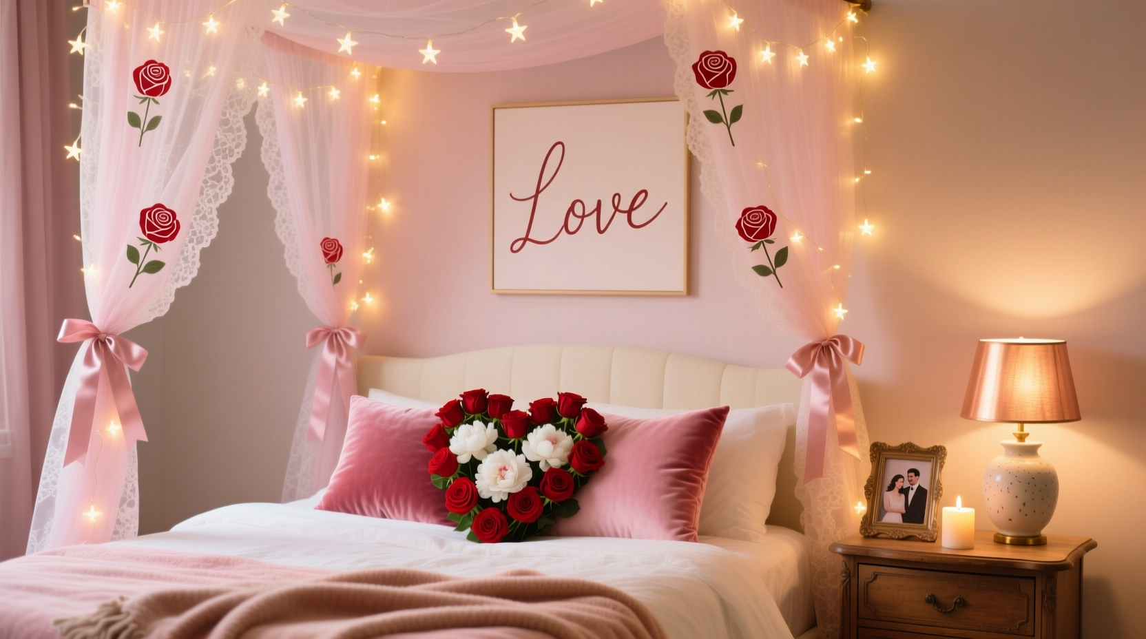 how to decorate bedroom for valentines day