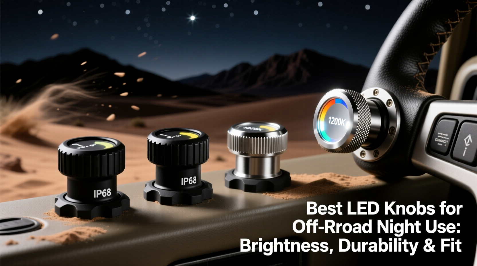 led knob offroad night use
