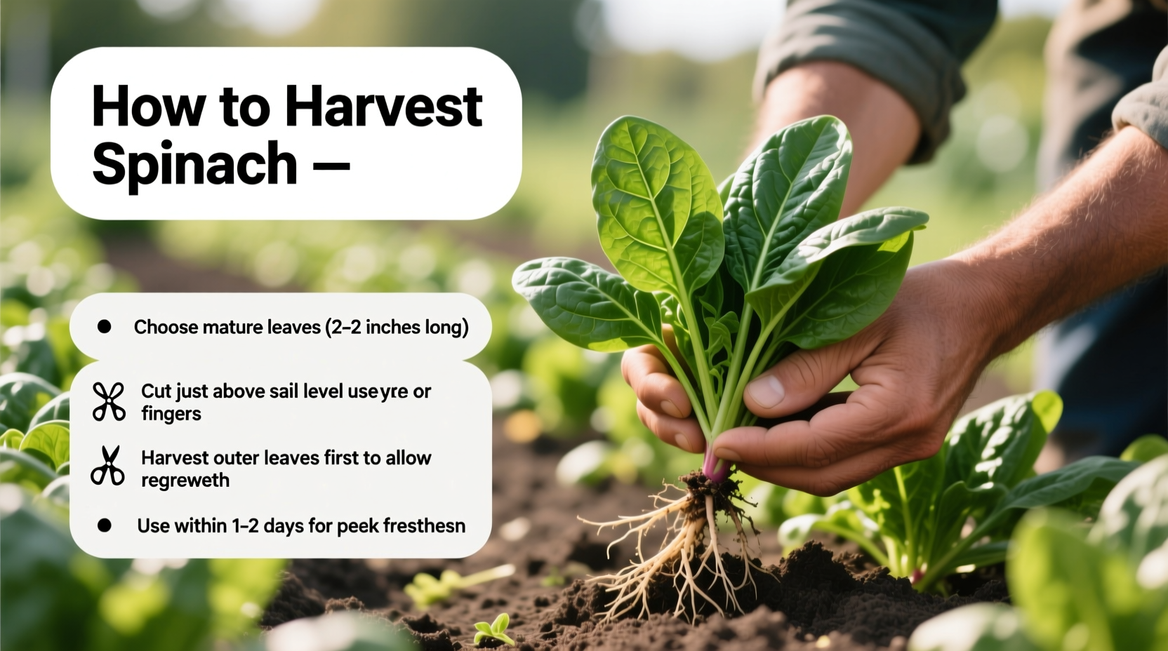 How to Harvest Spinach: Expert Timing & Techniques