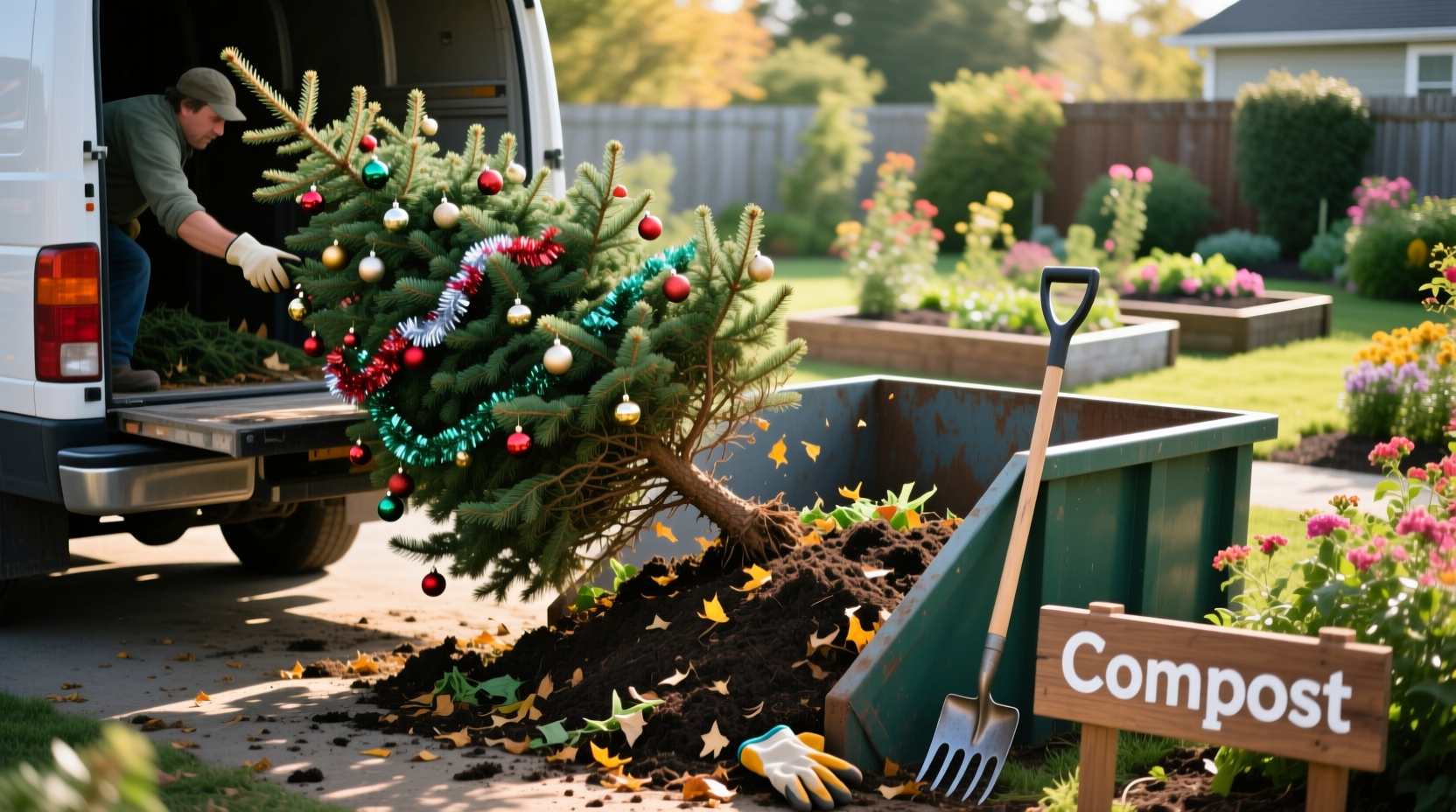 can you compost your christmas tree