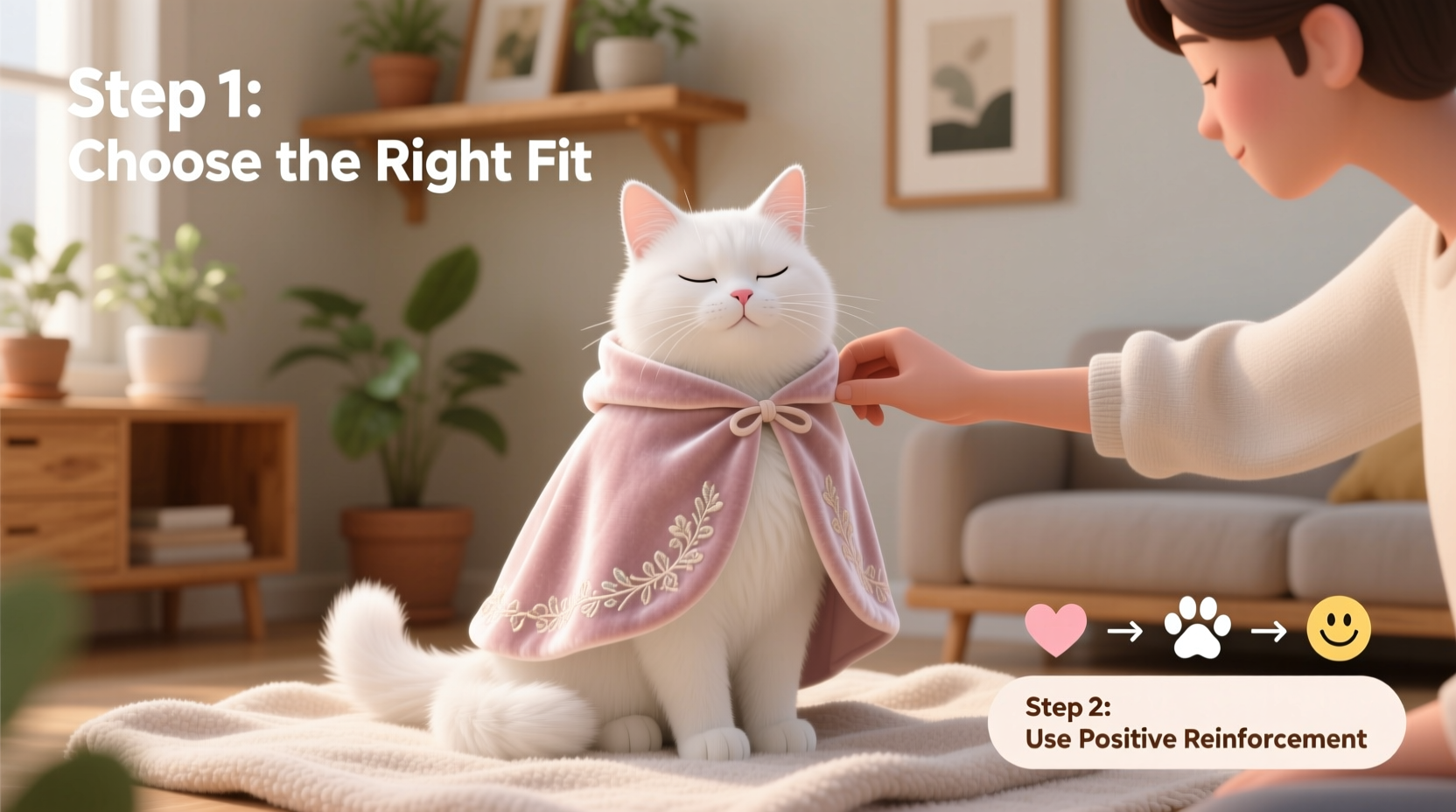 the ultimate guide to safely dressing your cat in a cape without stress
