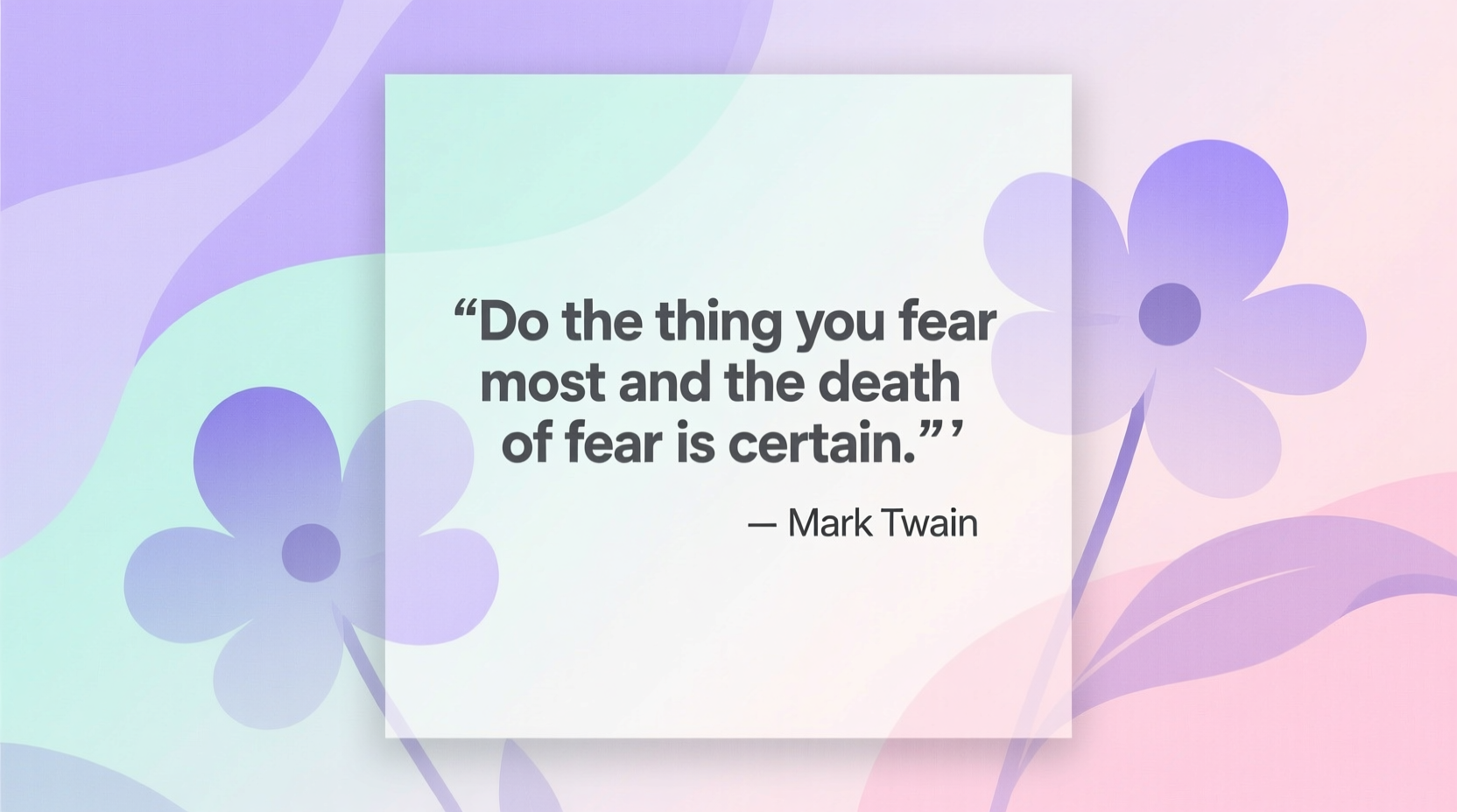 beating fear quotes