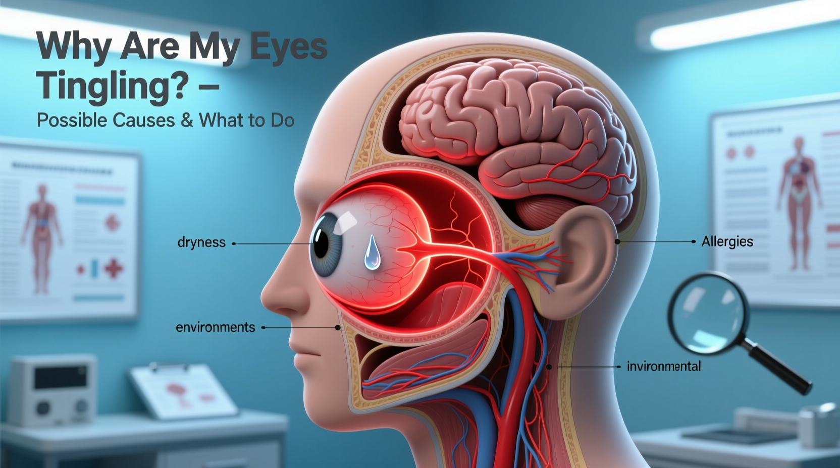 why are my eyes tingling possible causes and what to do