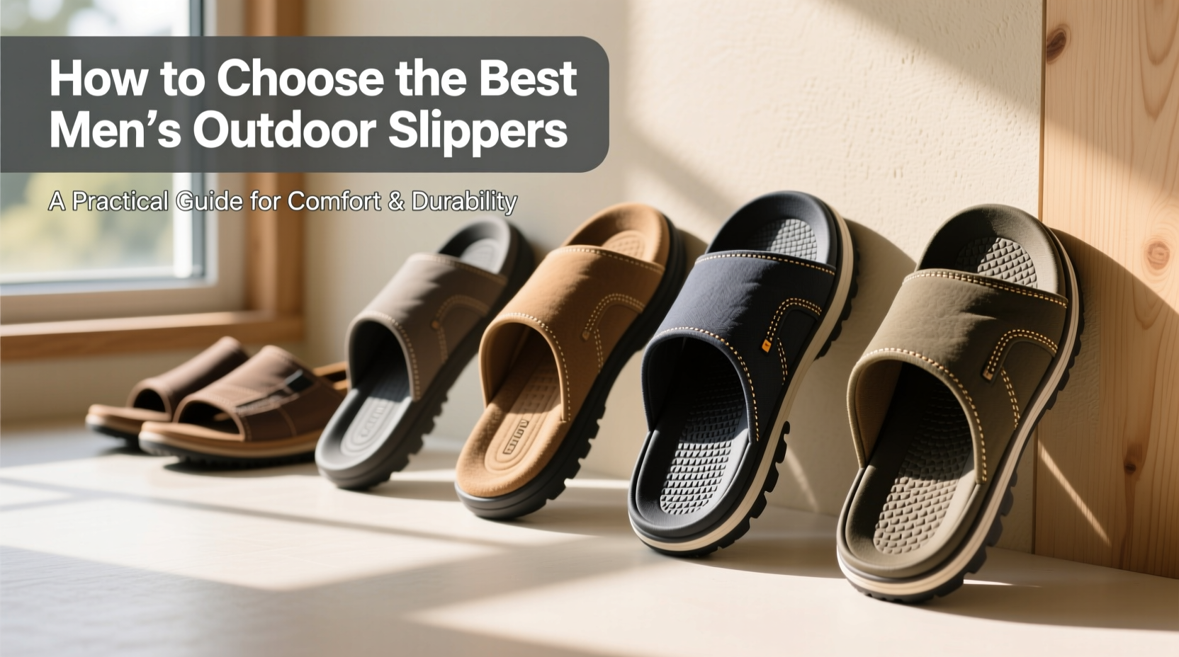 how to choose the best mens outdoor slippers a practical guide for comfort and durability