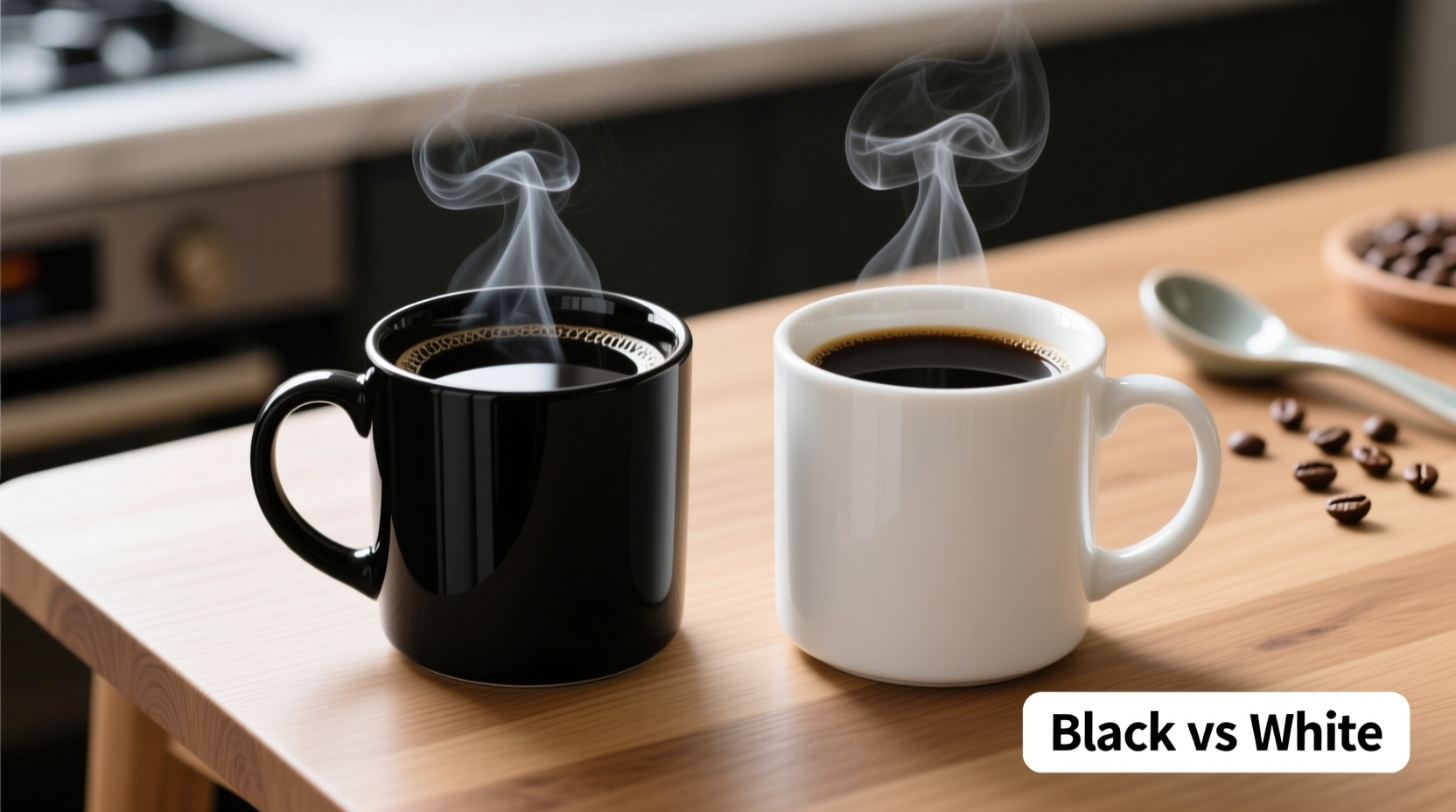 black vs white coffee mugs does color really change the taste