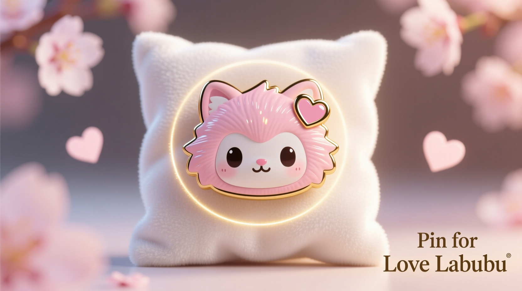 what is pin for love labubu