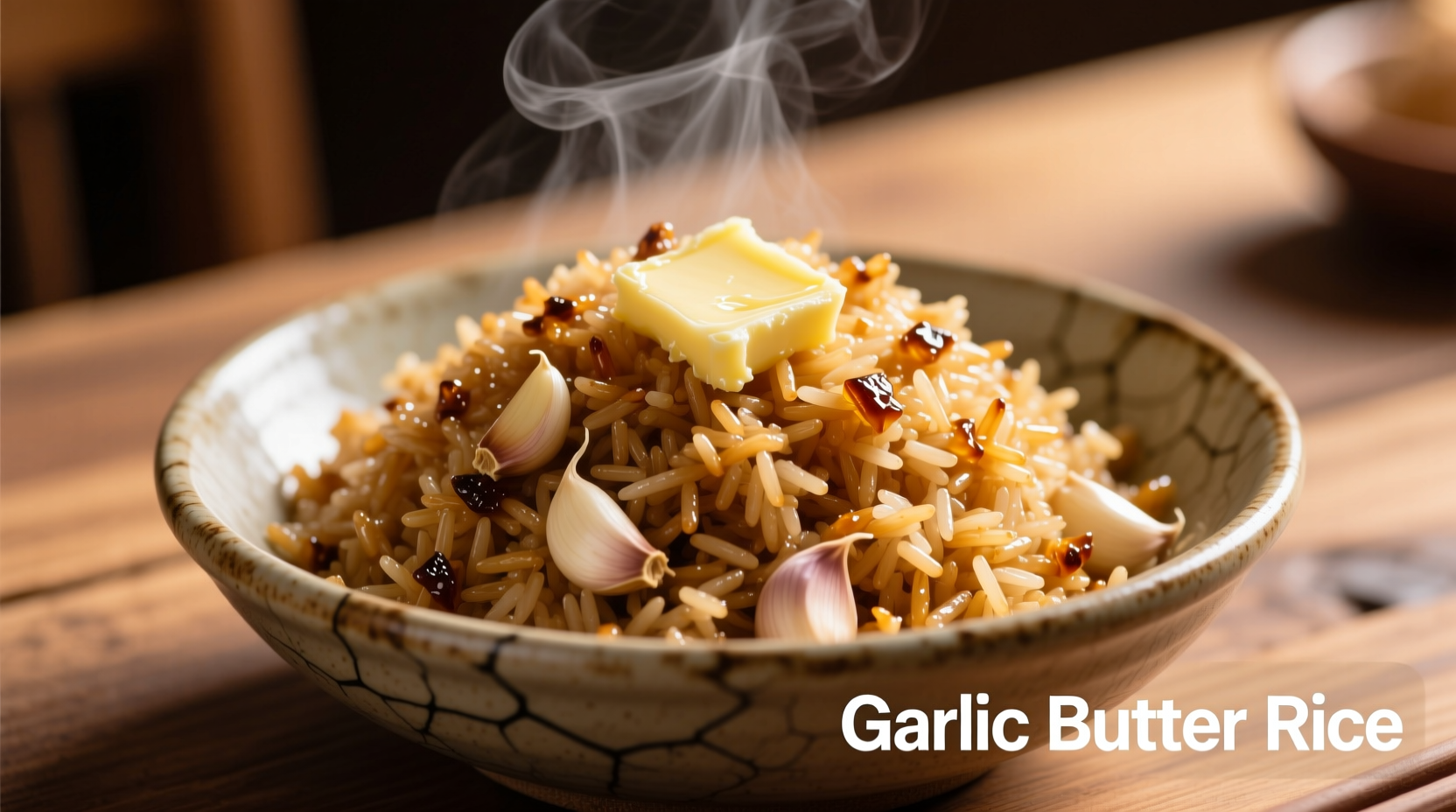 rice with garlic and butter