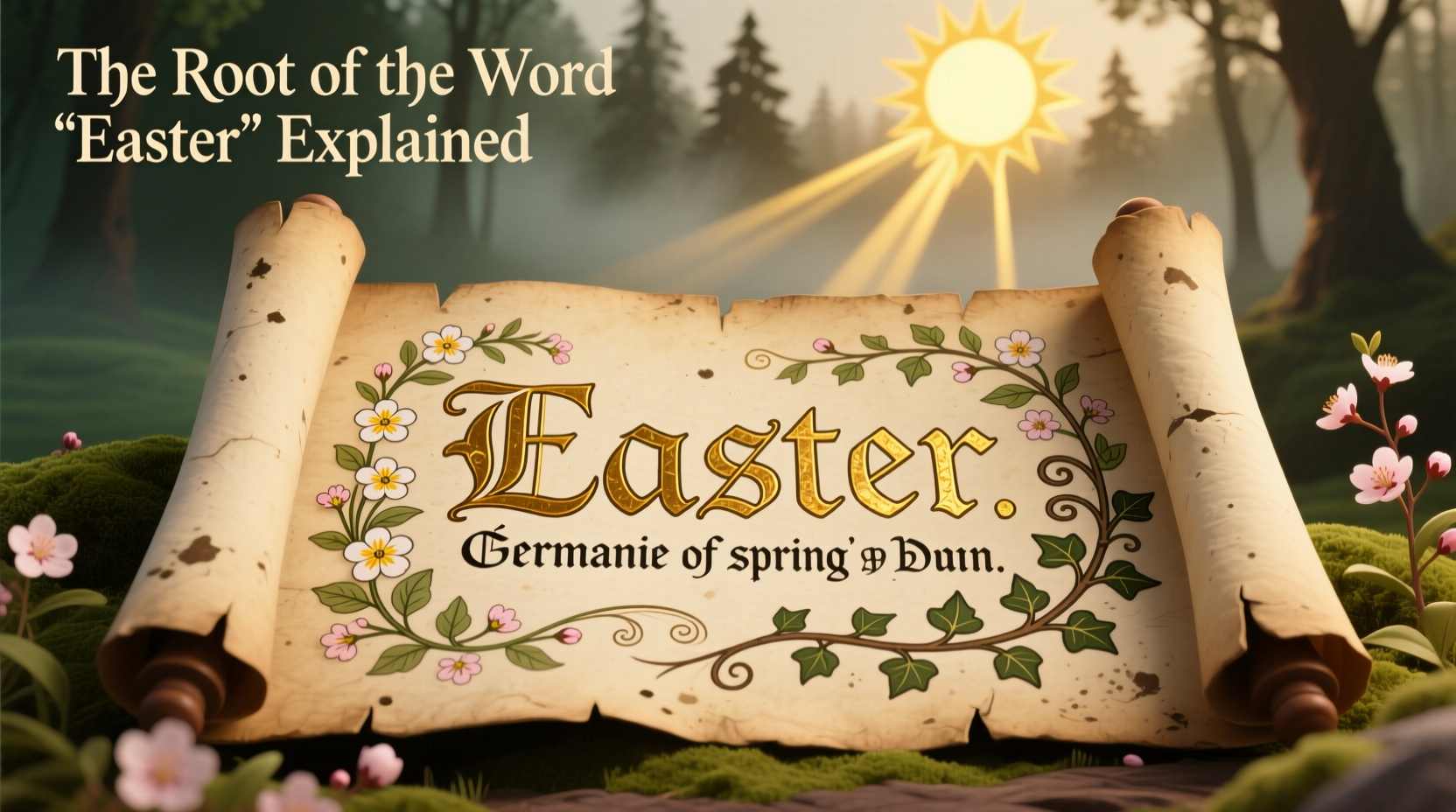 what is the root of the word easter