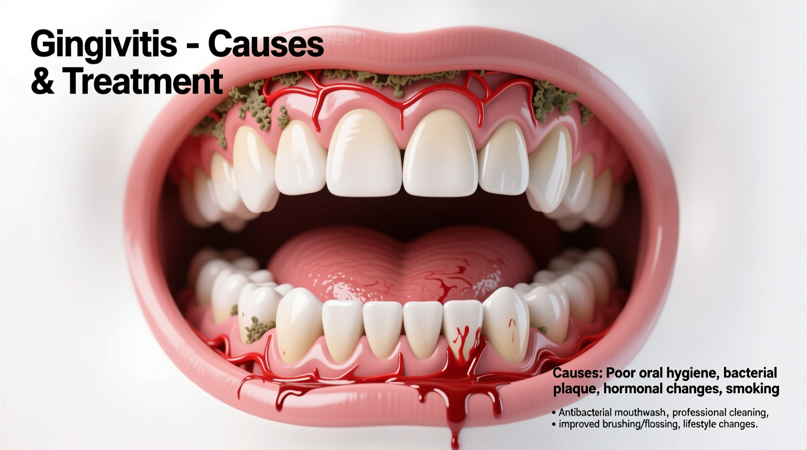 why are my gums swollen and red causes treatment options