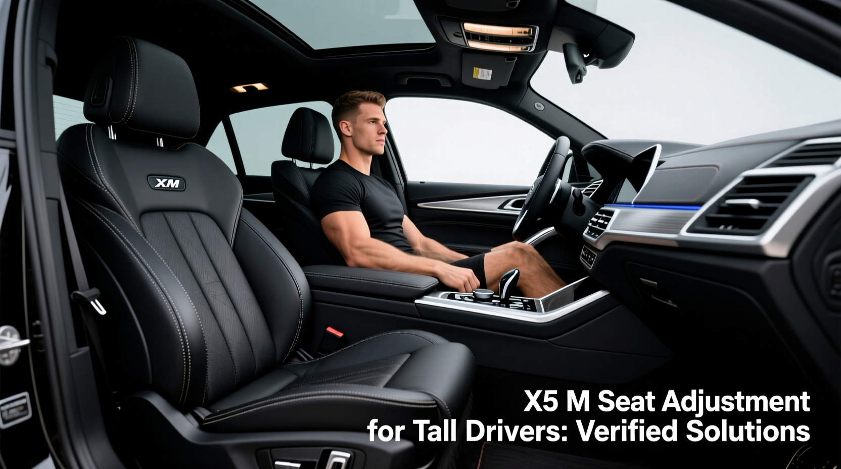 x5m seat adjustment tall drivers
