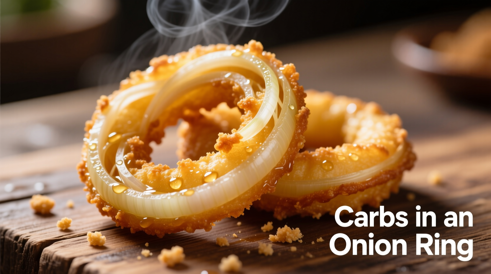 carbs in an onion ring